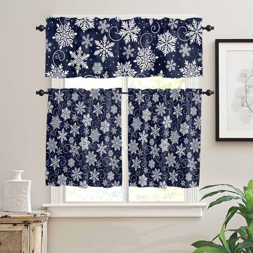 Vandarllin Christmas Kitchen Curtains and Valances Set - Image 3