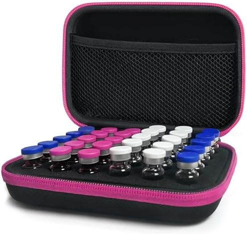 DHXYZZB Vial Storage Case 30 Slot Fits 1-3ML Vials by DHXYZZBBetterlivingwithpet