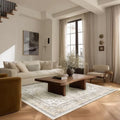 3x5 Washable Area Rugs for Bedroom: Small Entryway Rug Non Slip Boho Carpet by palohom