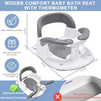 Baby Bath seat for Babies 6 Months & up, 360° Stable Toddler Bath Chair - Image 5