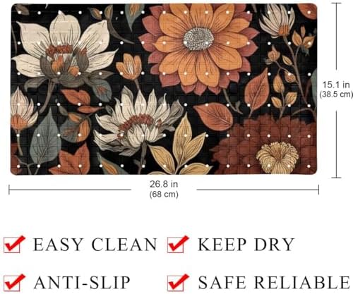 Non Slip Shower Mat Bathtub Mat 15.1x26.8 Inch, Quick Dry Bath Mat - Image 4