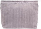 PAZIMIIK Makeup Bag Large Zipper Corduroy Make Up Pouch by PAZIMIIK