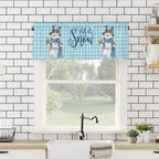 Snowman Christmas Valance Curtains - Image 4