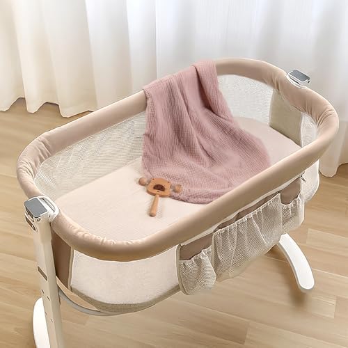 lulumoon Muslin Fitted Bassinet Sheet: Compatible - Image 7