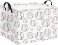 Rectangular Baseball Basket Kids Baby Storage Basket Cute Kids Toy Storage Bin by TIBAOLOVER