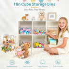 Vtopmart 6 Pack Extra Large Clear Stackable Storage Bins - Image 3