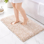 ILANGO Bathroom Rugs 24" × 17", Extra Soft Absorbent Microfiber Bath Rugs by ILANGO