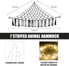 CERETIA Stuffed Animal Hammock Large Corner Plushie Net Storage - Image 5