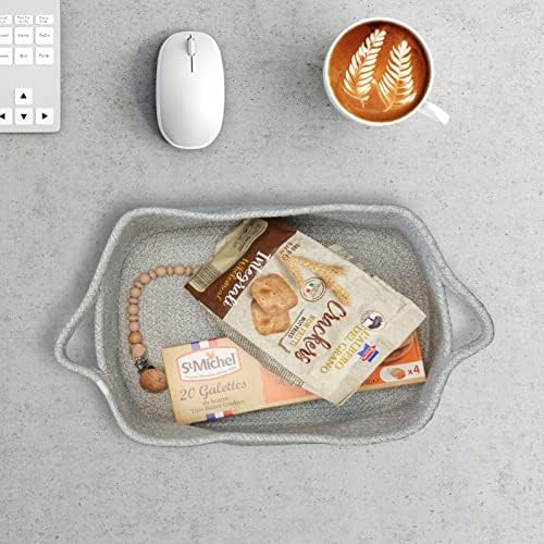 XUANGUO Medium Woven Cotton Rope Storage Basket - Image 4