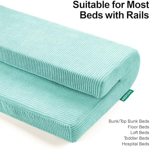 AEOCOO Bed Rail Bumpers for Toddlers, J-Shaped 3 Ft Kid Bed Bumpers - Image 4