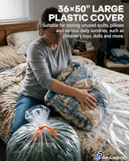 32x42 Inches Clear Large Plastic Storage Bags - Image 3