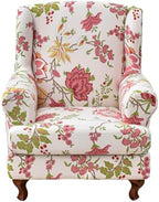CRFATOP Wingback Chair Covers Stretch Armchair Slipcovers by CRFATOP