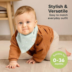 8pk Organic Baby Bandana Bibs for Drooling and Teething - Image 4