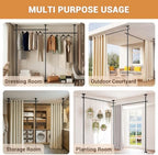 Room Divider for Room Separation, No Drilling Wall Divider for Room Separation - Image 6