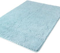 Yeaban Chenille Baby Blue Bathroom Rug 40"x60", Non-Slip Rubber Backing by Yeaban