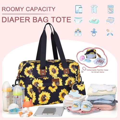 Pritent Diaper Bag Tote Waterproof Maternity Baby Bags - Image 5