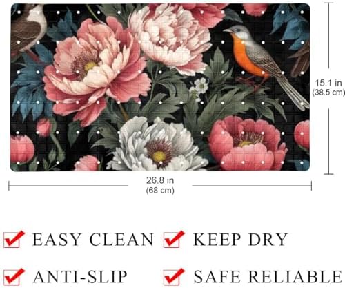 Non Slip Bathtub and Shower Mat 26.8x15.1 inch, Bath Mat - Image 4