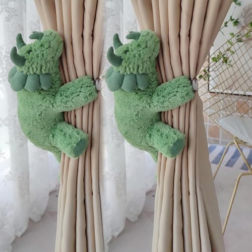 1 Pair Cute Curtain Tiebacks Cartoon Animal Dinosaur/Crocodile Decorative by Unknown