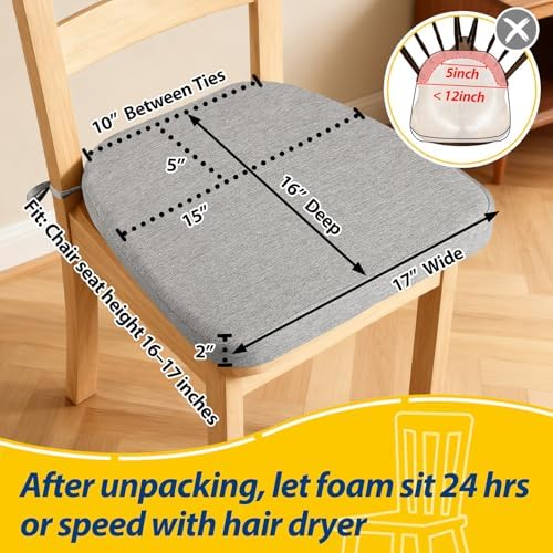 AAAAAcessories Chair Cushions for Dining Chairs - Image 2