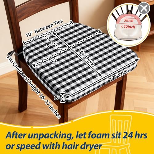 AAAAAcessories Chair Cushions for Dining Chairs - Image 2