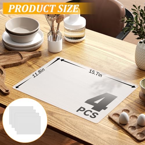 4 Pack Silicone Placemats for Toddlers Baby，Silicone Mats - Image 2