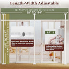 Goovilla Room Divider for Room Separation, 4-10ft 28-114inch - Image 2