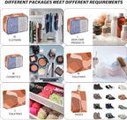 7 Set Packing Cubes Travel Luggage Organizers - Image 3