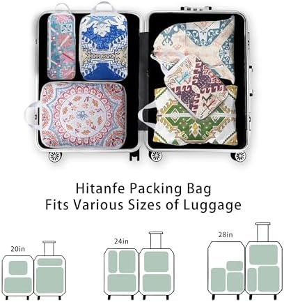 6 Pcs Compression Packing Cubes, Packing Cubes - Image 5