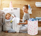 Butterfly Pink Laundry Hamper Girls Laundry Hamper Baby Laundry Basket Cute Toy - Image 5
