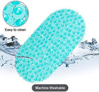 WELTRXE Pebbles Bath Mat Oval Non-Slip Bathtub Mat - Image 6