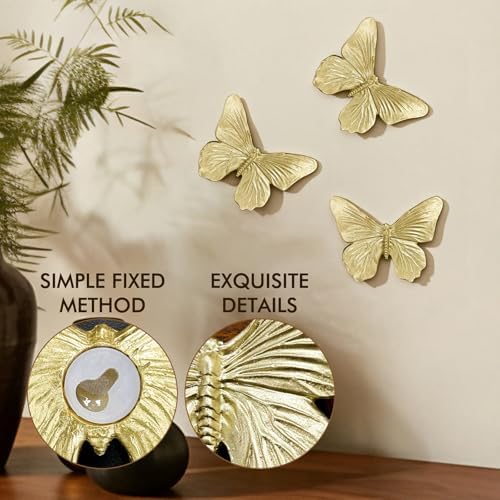 GUSFREUD 3D Butterfly Wall Decor Set – Resin Wall Decor - Image 4