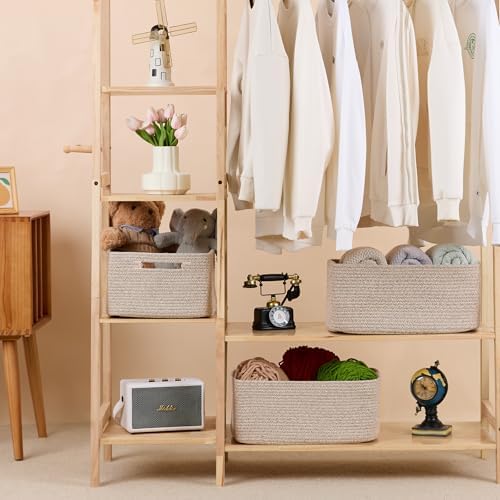MiniArk Large Storage Baskets for Organizing, Baby Nursery, Toy Bins Box - Image 3