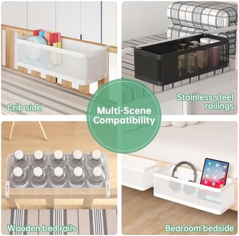 Bedside Caddy Shelf for Bunk Bed, L13.78in*W5.12in*H3.94in - Image 6
