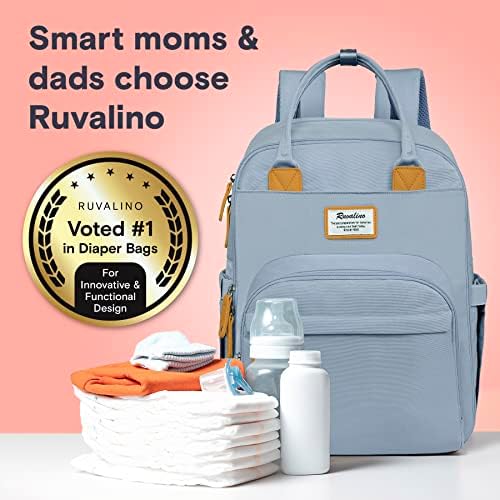 RUVALINO Baby Diaper Bag Backpack - Image 5