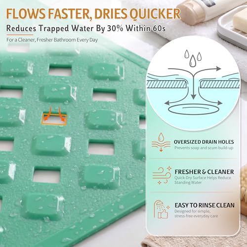 Yimobra Bathtub Mat Non Slip, Long Anti Slip Bath Tub Mat - Image 2