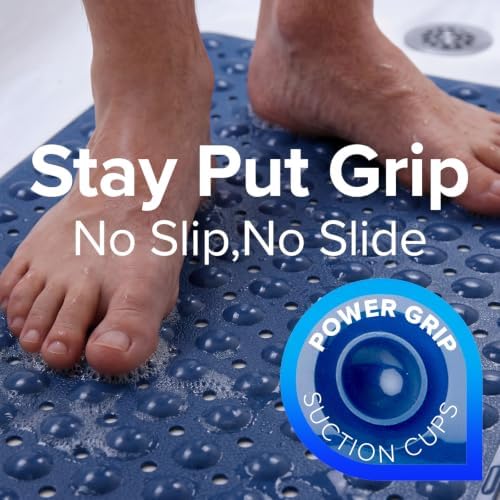 SlipX Solutions 39x16 Extra Long Non Slip Bath Mat, Tub & Shower - Image 2