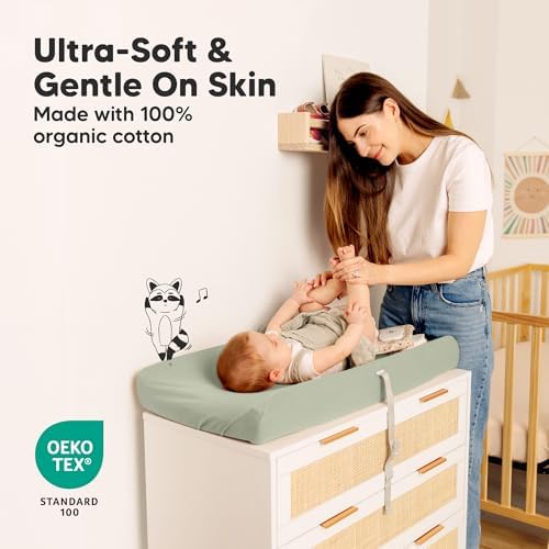 2-Pack Organic Changing Pad Covers - Image 3