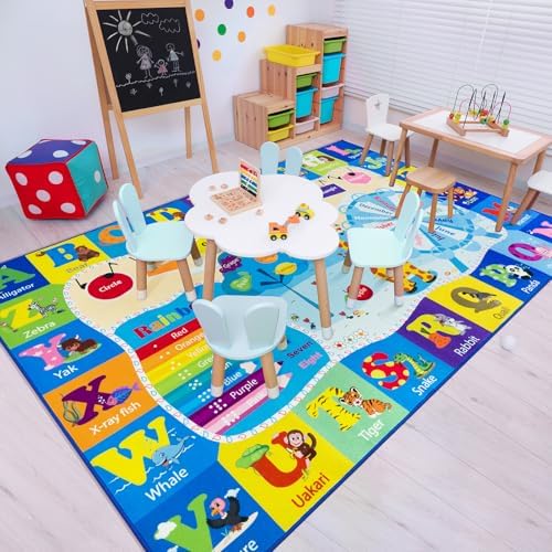 BENRON 6x9 Playroom Rug for Kids Washable, Play Mat - Image 4