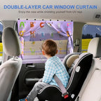 Car Window Shades, 8 Strong Magnets Magnetic Side Window Sun Shade - Image 2