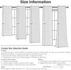 ZJDECOR Beige Stripe Full Blackout Curtains 90 Inch - Image 6