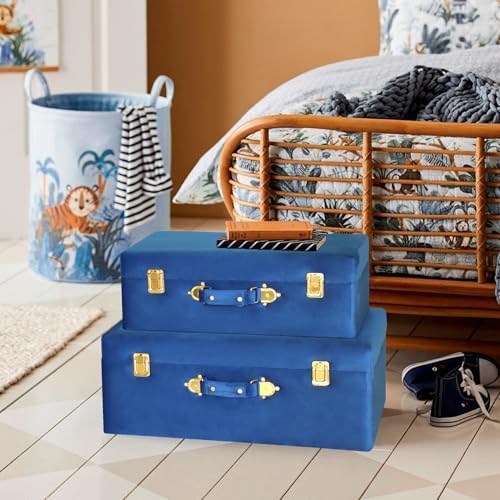 HofferRuffer Velvet Storage Trunks - Image 4