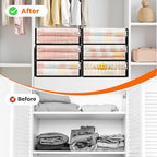 SpaceWhisper Clear Sheet Storage Bags, 4 Pack, 15.7 x 13.8 x 3.9 in - Image 5