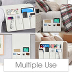 Joywell Remote Control Holder Armchair Caddy Armrest Organizer Ivory - Image 5