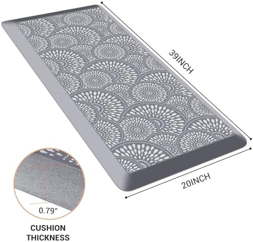 Mattitude 4/5 Inch Kitchen Mat, Waterproof Non-Slip Standing Mats and Rugs - Image 2