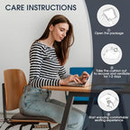 TushGuard Chair Cushions, 4 Pack Memory Foam Chair Pads - Image 6