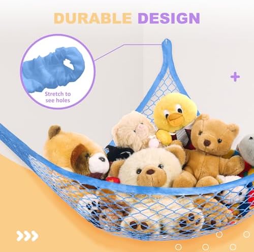 Lazebox Stuffed Animal Net Hammock - Image 4