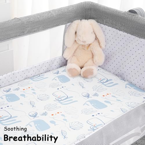 Yoofoss 3-Pack Bassinet Sheets for Boys Girls Universal Fit - Image 6