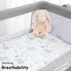 Yoofoss 3-Pack Bassinet Sheets for Boys Girls Universal Fit - Image 6