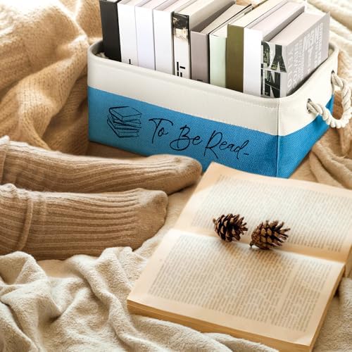 Marsui 1 Pcs TBR Basket Book Storage Bin Bookish Gifts - Image 5