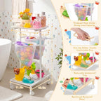 Bath Toy Storage Holder, Quick Drying Bathtub Toy Organizer - Image 2